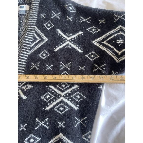 Old Navy Cozy Cardigan Aztec Western Southwestern Cozy Oversized Sweater M - Picture 4 of 6